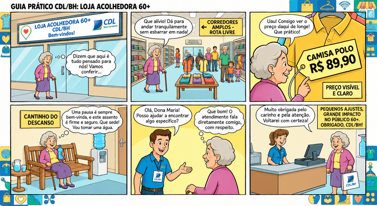 Atendimento acolhedor no varejo
